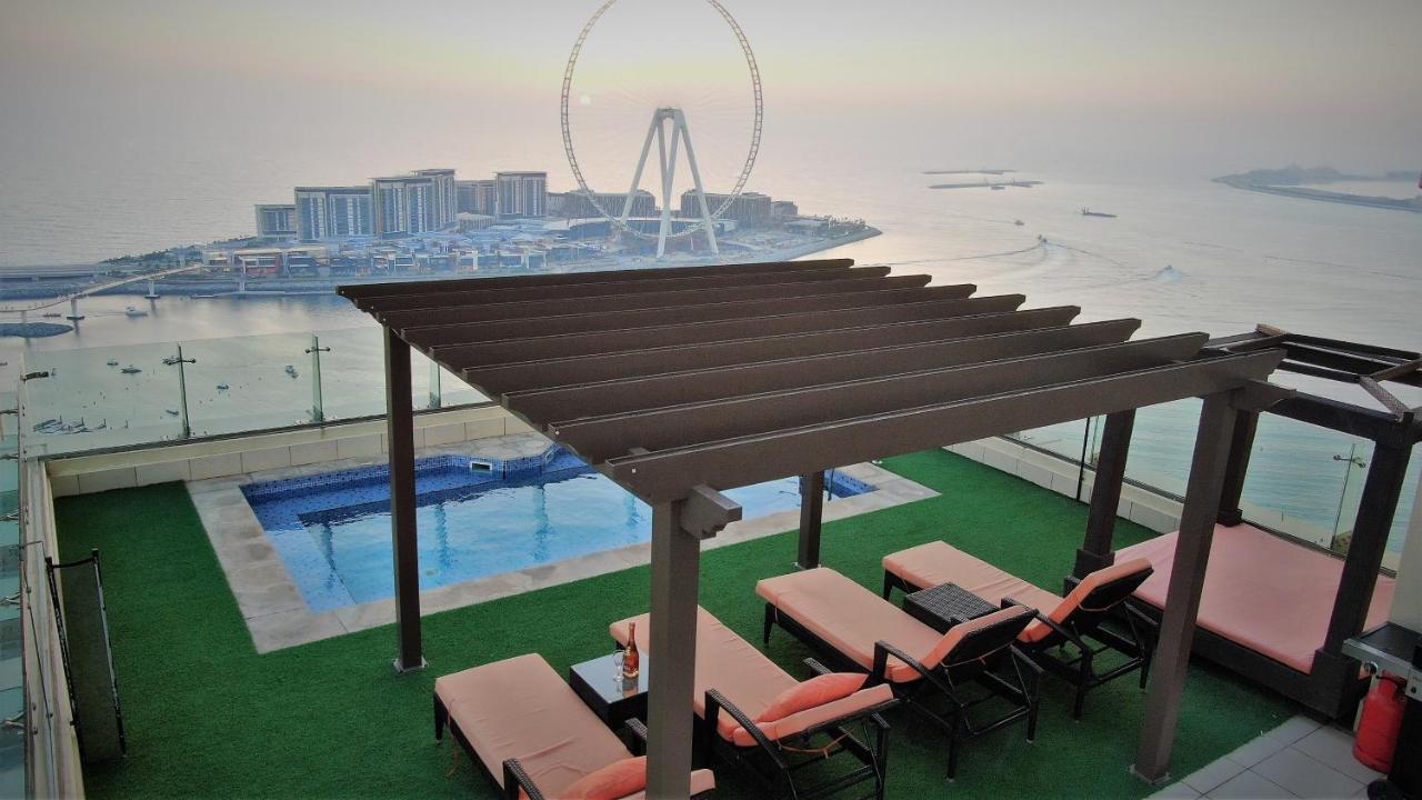 Jbr Penthouse With Terrace Pool Apartment Dubai Ngoại thất bức ảnh