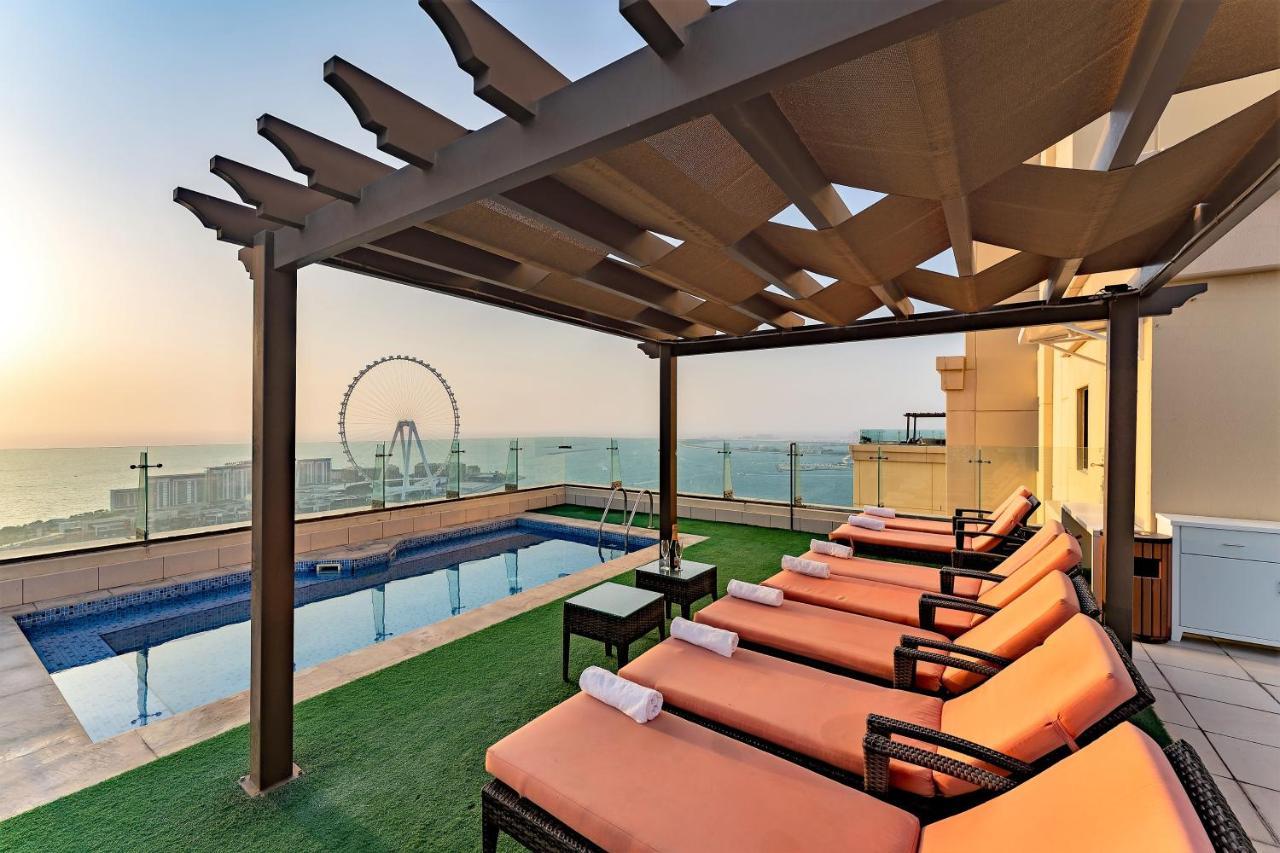 Jbr Penthouse With Terrace Pool Apartment Dubai Ngoại thất bức ảnh